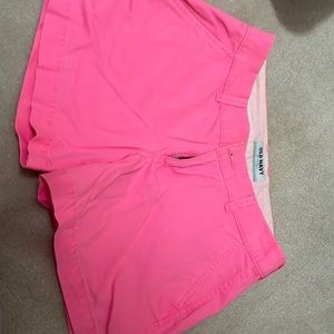 Summer is coming.    Hot pink shorts never worn.